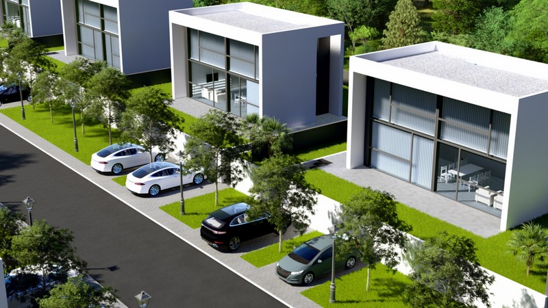 Makarska project of small villas with pool