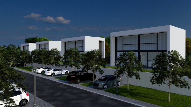 Makarska project of small villas with pool