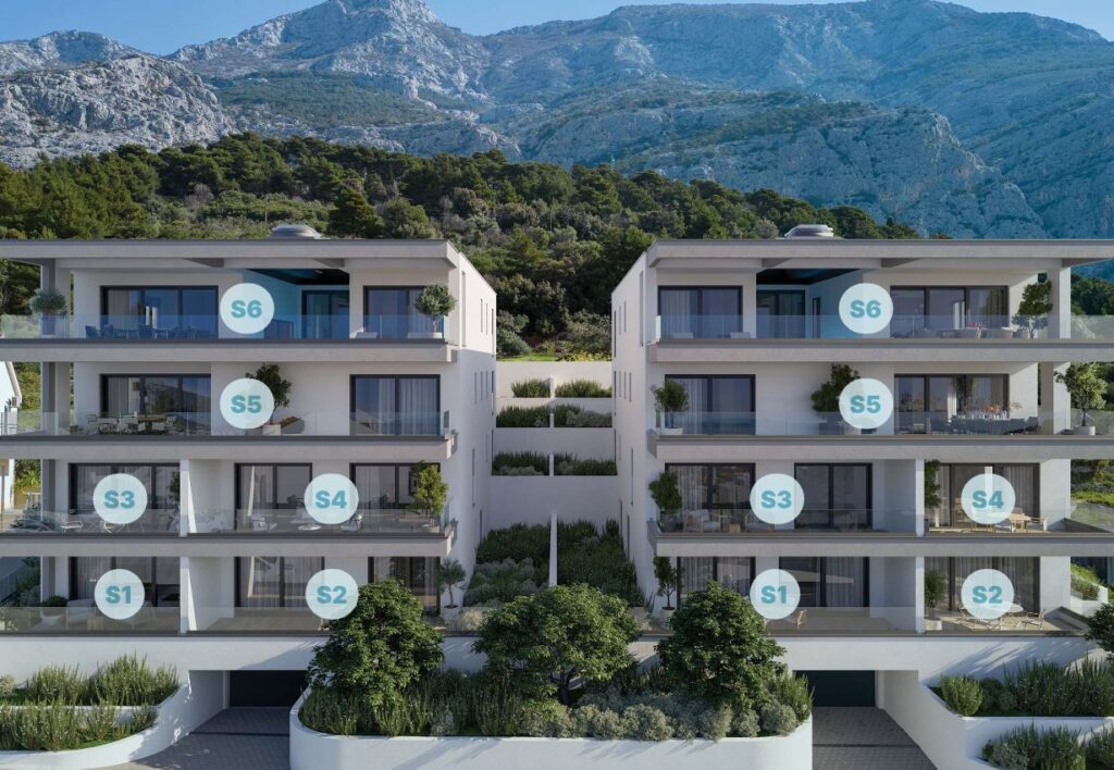 Makarska luksuzni stanovi novogradnja