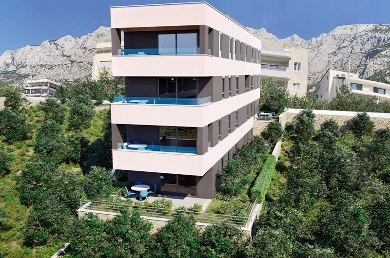 Makarska, dvosobni stanovi novogradnja