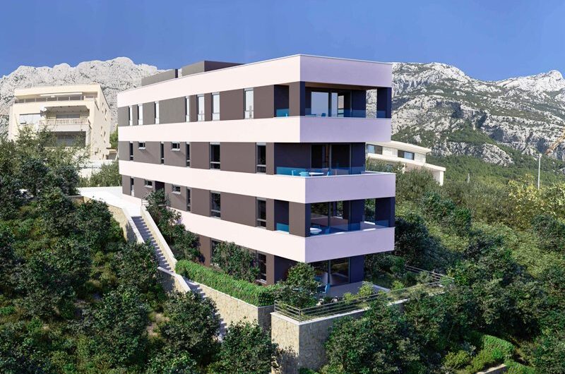 Makarska, dvosobni stanovi novogradnja