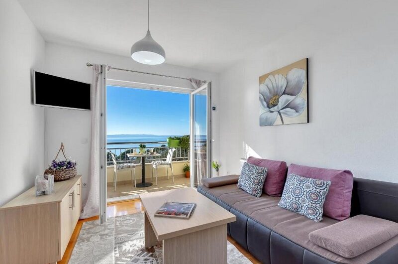 Makarska, dvosoban stan s pogledom na more