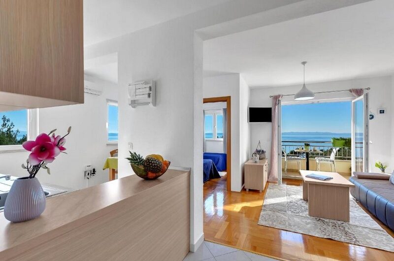 Makarska, dvosoban stan s pogledom na more