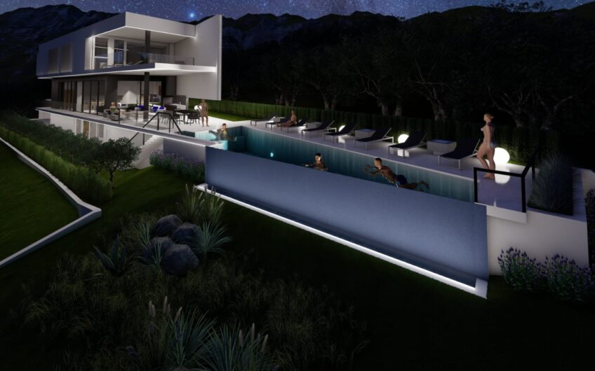 Makarska, zemljište 615m2 s Idejnim projektom